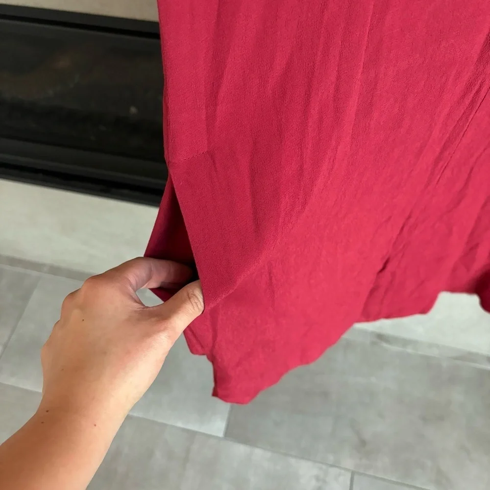 NWT Madewell Red Du Jour Tunic Dress, Size XS - Picture 10 of 15